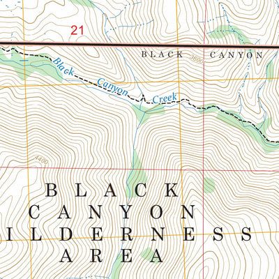 Aldrich Gulch, OR FSTopo Preview 3