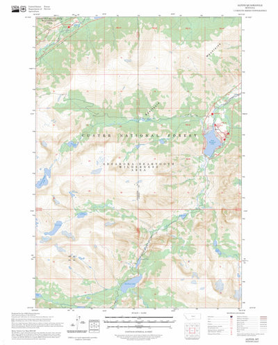 Alpine, MT FSTopo Preview 1