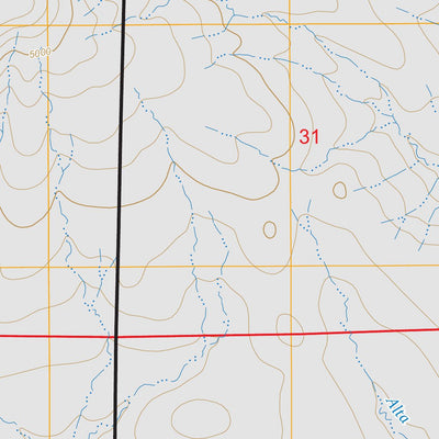 Alta Creek, WY FSTopo Preview 2