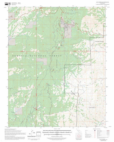 Alta Sierra, CA FSTopo Preview 1