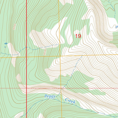 Amphitheatre Mountain, MT FSTopo Preview 3