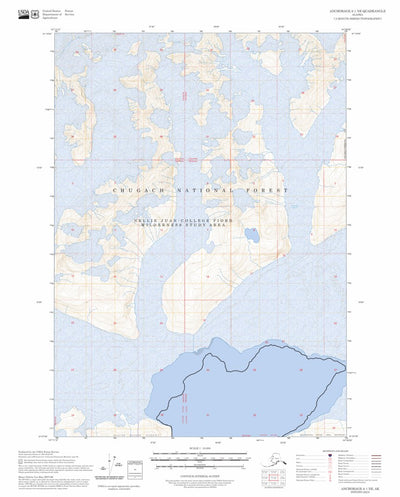 Anchorage A-1 NE, AK FSTopo Preview 1