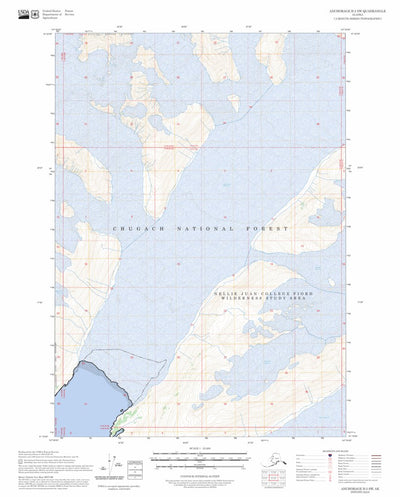 Anchorage B-2 SW, AK FSTopo Preview 1
