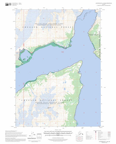 Anchorage A-4 SE, AK FSTopo Preview 1