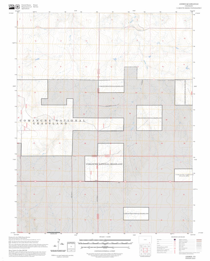 Andrix, CO FSTopo Map by US Forest Service - Topo | Avenza Maps
