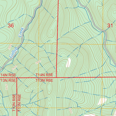 Anderson Lake, WA FSTopo Preview 3