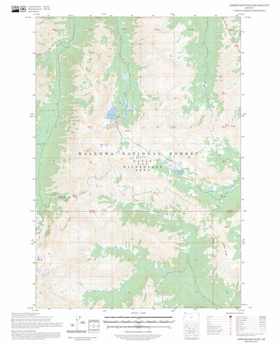 Aneroid Mountain, OR FSTopo Preview 1