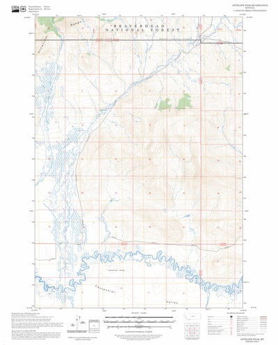 Antelope Peak, MT FSTopo Preview 1