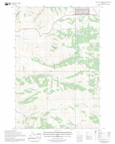 Antelope Creek, MT FSTopo Preview 1