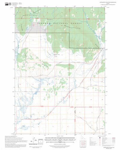 Antelope Valley, ID FSTopo Preview 1