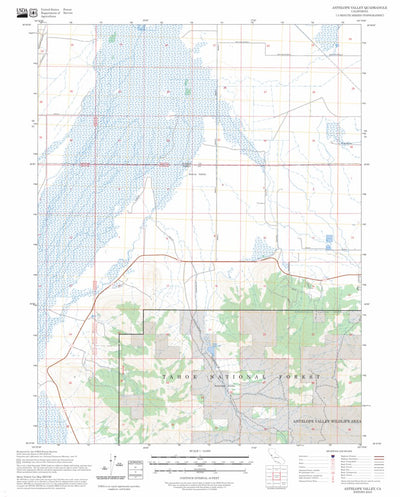 Antelope Valley, CA FSTopo Preview 1