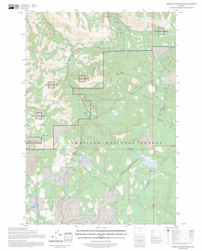 Arbuckle Mountain, OR FSTopo Preview 1