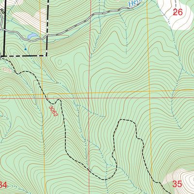 Arbuckle Mountain, OR FSTopo Preview 2