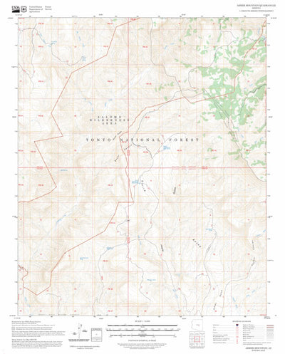 Armer Mountain, AZ FSTopo Preview 1