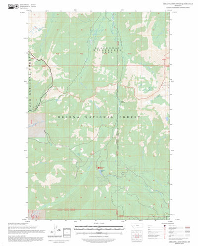 Arrastra Mountain, MT FSTopo Preview 1