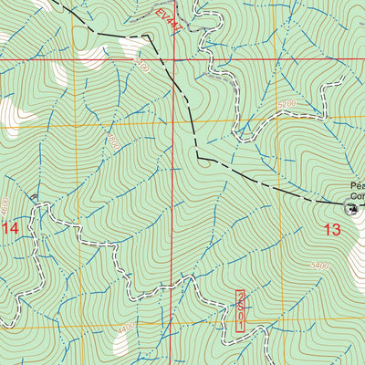 Ascension Mountain, CA FSTopo Preview 3