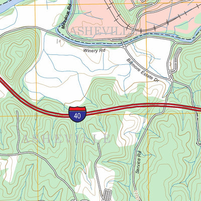 Asheville, NC FSTopo Preview 2