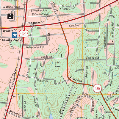 Asheboro, NC FSTopo Preview 2