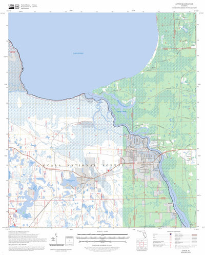 Astor, FL FSTopo Preview 1