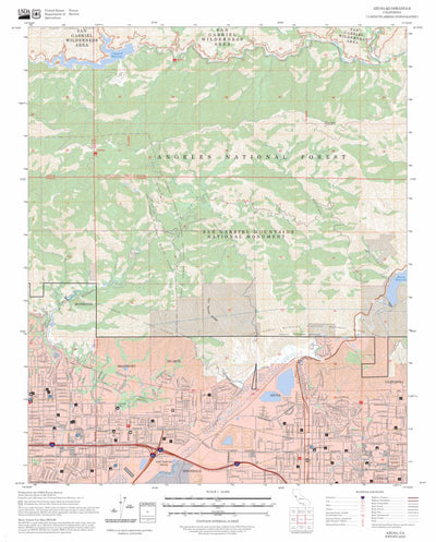 Azusa, CA FSTopo Preview 1