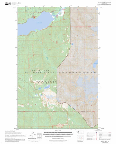 Bacon Peak, WA FSTopo Preview 1