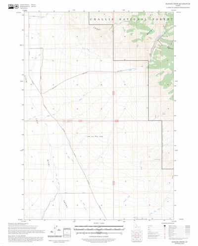 Badger Creek, ID FSTopo Preview 1