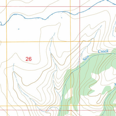 Bad Luck Creek, MT FSTopo Preview 2