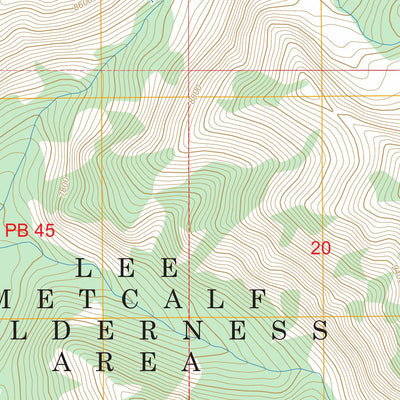 Bad Luck Creek, MT FSTopo Preview 3