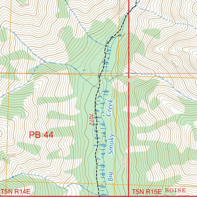 Baker Peak, ID FSTopo Preview 3