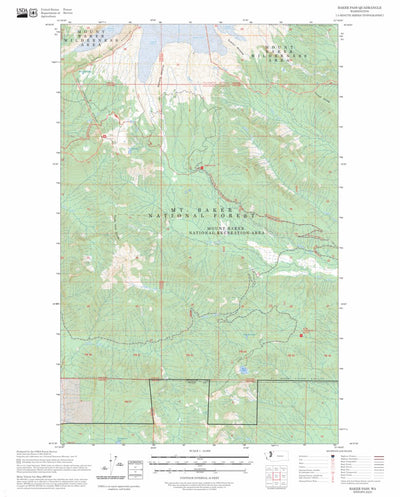 Baker Pass, WA FSTopo Preview 1
