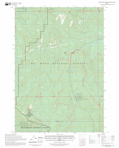 Bagby Hot Springs, OR FSTopo Preview 1