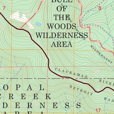 Bagby Hot Springs, OR FSTopo Preview 3