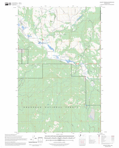 Bailey Creek, WA FSTopo Preview 1