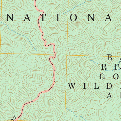 Bald River Falls, TN-NC FSTopo Preview 2