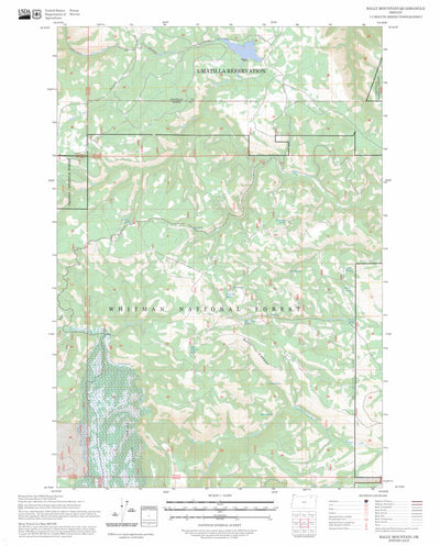 Bally Mountain, OR FSTopo Preview 1