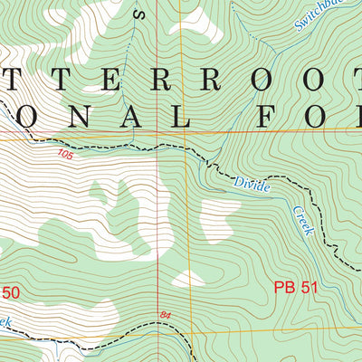 Bald Top Mountain, MT FSTopo Preview 2
