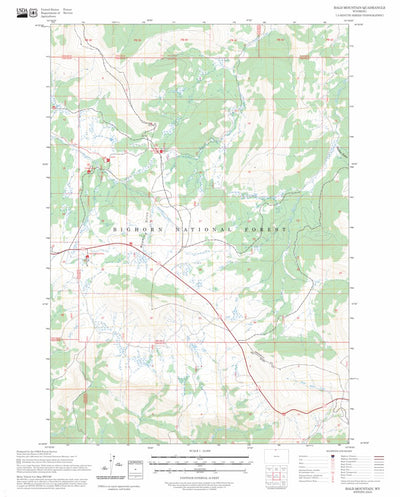 Bald Mountain, WY FSTopo Preview 1