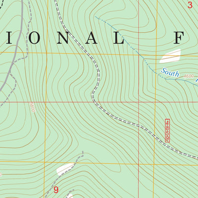 Banfield Mountain, MT FSTopo Preview 2
