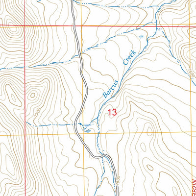 Barcus Peak, WY FSTopo Preview 2