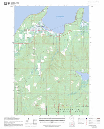 Bark Bay, WI FSTopo Preview 1