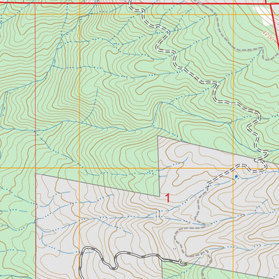Bartlett Mountain, CA FSTopo Preview 2