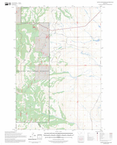 Battle Mountain, MT FSTopo Preview 1