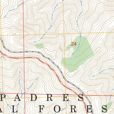 Bates Canyon, CA FSTopo Preview 2