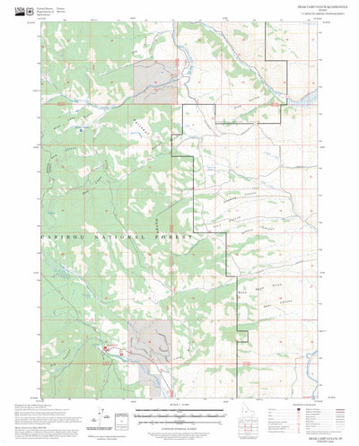 Bear Camp Gulch, ID FSTopo Preview 1