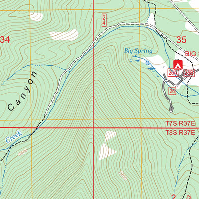 Bear Camp Gulch, ID FSTopo Preview 3