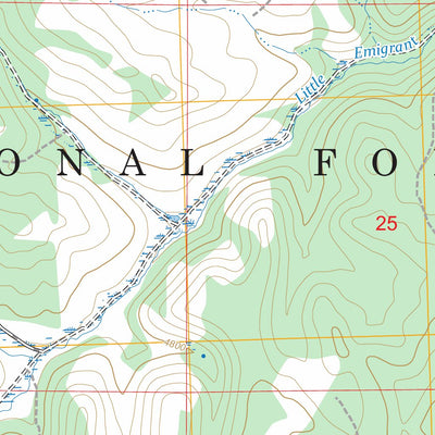 Bear Canyon Butte, OR FSTopo Preview 2