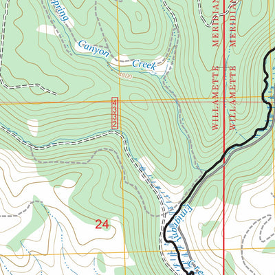 Bear Canyon Butte, OR FSTopo Preview 3