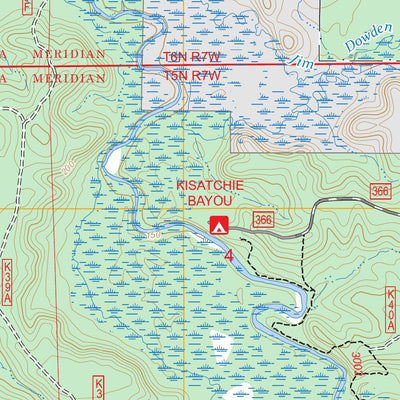 Bayou Livrogne, LA FSTopo Preview 3