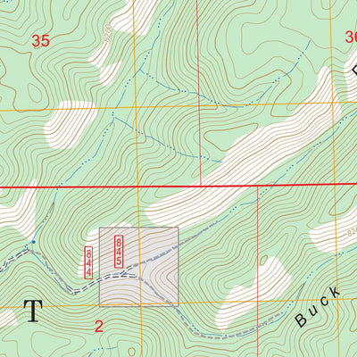 Bay Buck Peaks, NM FSTopo Preview 3