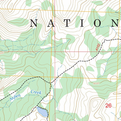 Bayhorse Lake, ID FSTopo Preview 2